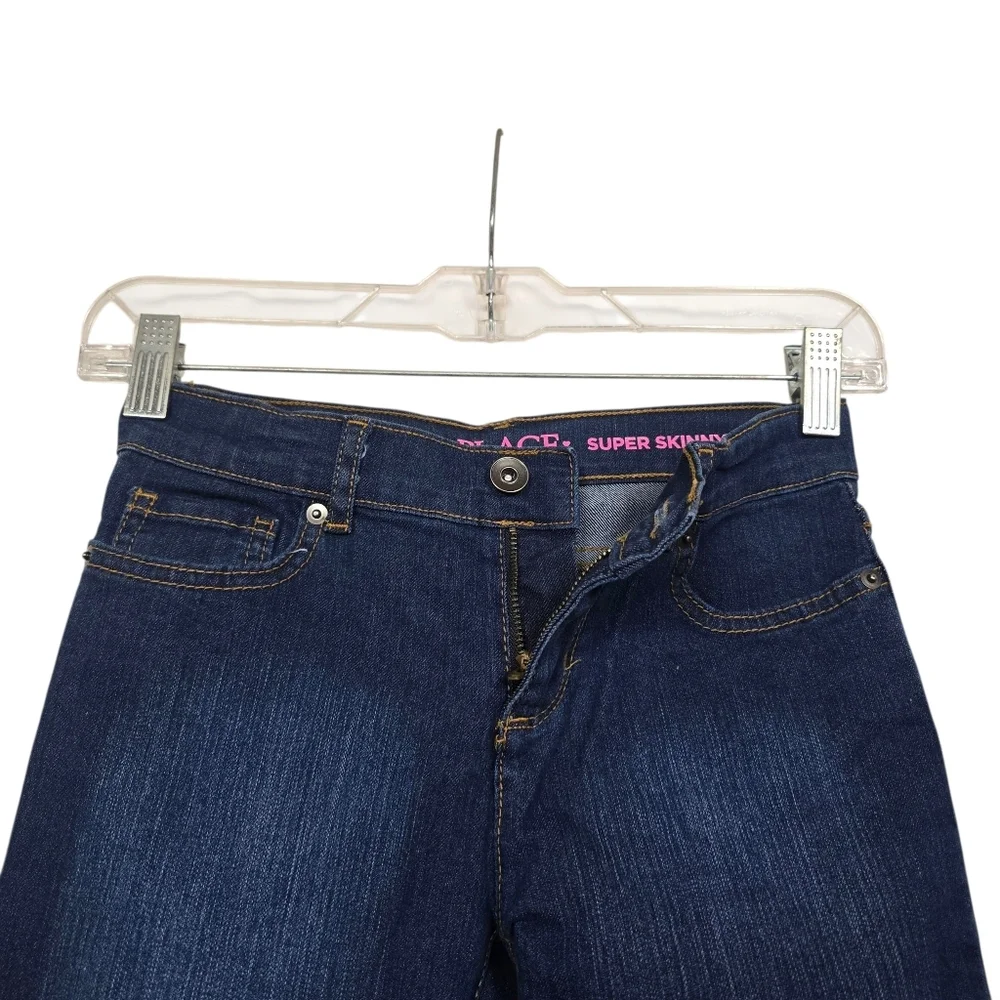 NWT The Children's Place Blue Super Skinny Denim Jeans 8